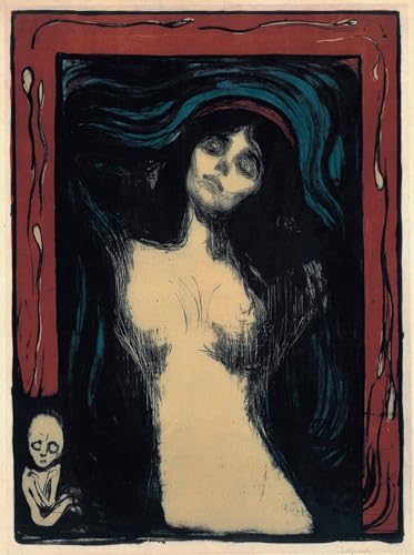 Art Moderne Murale Impression Edvard Munch SERENDIPITP Peinture Poster Graffiti 60x90cm