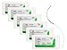 Sterile Sutures Thread with Needle (6 Suture Pack) for Medics, Medical, Physician Assistant, Nursing, Veterinary Student's Surgical Suture Practice Kit, Stitching Pad and Emergency Training Set