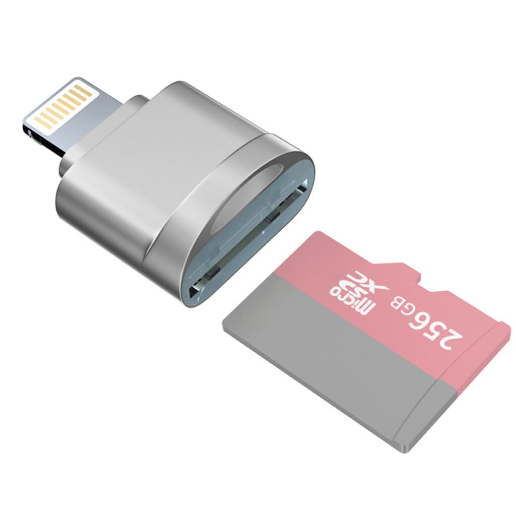 Verilux® Micro SD Card Reader for iPhone iPad, Micro SD/TF Card Reader Memory Card Reader for iPhone Plug and Play Card Reader for iPhone 13/12/Pro/11/X/XR/Max (B0CF8HTPYT) Amazon Price History, Amazon Price Tracker
