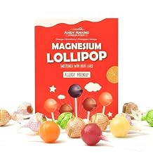 ANDY ANAND CHOCOLATIER Low Calorie Lollipops & Calming Magnesium Sweet & Calm Combo in fruit flavors | Kids Pops Sweetened with real fruit 29 Pcs - 8.8 Oz