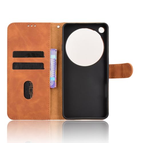 Image of for Oppo Find X9 Ultra 5G Leather Case Skin Feel Anti Drop Wallet Stand Flip Phone Cover - Brown