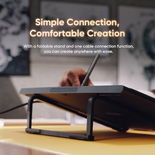 Image of XPPen Artist 16 3rd Drawing Tablet with Screen, 15.4 inchPen Display with 16K Pressure Stylus, Anti-Glare Etched Glass, 2 Scroll Wheels & 8 Hotkeys, Include Foldable Stand, Compatible with Mac /Win /Android