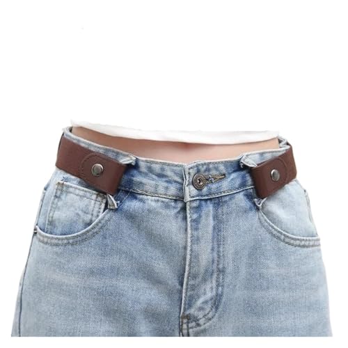 Simple Women'S Belt Elastic Lazy Men'S Belt Woven Invisible And Seamless Unisex Jeans Belt Length Adjustable2