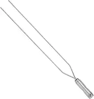Espeto DUPLO Inox Multiuso para Churrasco - 67 Cm - Duas Hastes