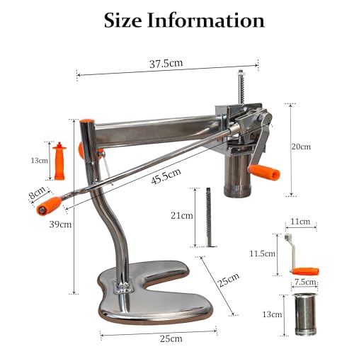 Machine à pâtes manuelle en acier inoxydable durable et robuste