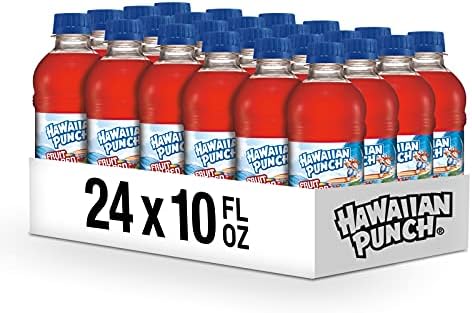 Hawaiian Punch Fruit Juicy Red Fruit Juice Drink, 10 Fl Oz Bottles, 24 Count (4 Packs Of 6), Ready-to-drink, On-the-go, Caffeine-free, Carbonation-free, Gluten-free, Excellent Source Of Vitamin C - 1
