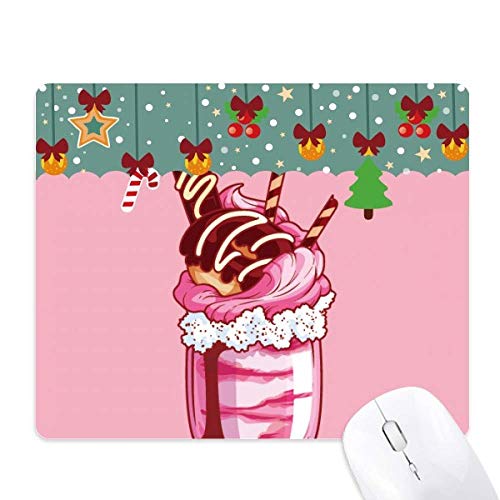 Alfombrilla de ratón de Navidad ideal para regalar en la oficina con diseño de dulces