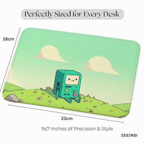 Image of Mouse Pad for Laptop & Desktop | 9x7 Inch Anti-Fray Stitched Edges | Non-Slip Rubber Base | Desk Setup Accessory for Students, Gamers & Professionals (Gamer Boy)