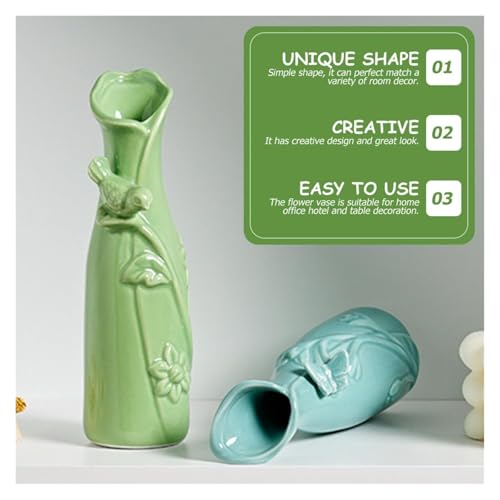 Minijardinera hidropónica de cerámica para decorar espacios pequeños sin ensuciar 6