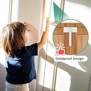 FOROIRON 2 Pack Metal Bifold Door Lock Folding Door Lock Closet Door Lock Closet Protection Child and Pet Proof Bi-fold Door Lock Bifold Door Lock Child Safety Installation-Free