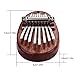 8 Key Mini Kalimba Thumb Piano Solid Wood Finger Piano Portable Marimba with Lanyard, Gift for Kids Adults Beginners