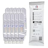 5 Tests, 5 Substanzen Narcodiag I für Unternehmen und Privatpersonen, hergestellt in Frankreich I ISO 13485 I zertifiziert nach CE/98/79 I Drogen + Strom (5)