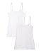 Produktbild Iris & Lilly Unterhemd Damen mit Spaghettiträger, Body Smooth, enge Passform 2er Pack, 1 x Weiß, 1x Gepunktet, X-Small