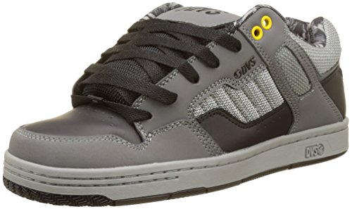 DVS APPARELEnduro 125 - Zapatillas de Skateboard Hombre, Negro (Noir (Black Grey Leather Nubuck Deegan)), 41 EU