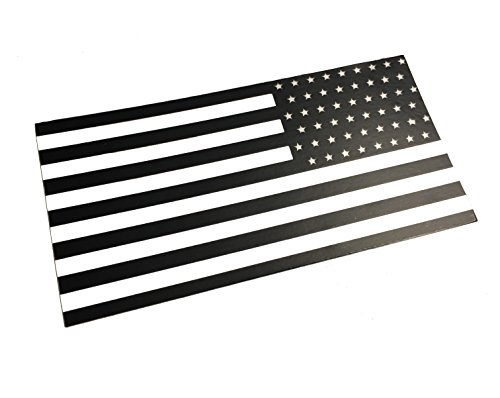Reversed Thin Transparent American Flag Durable USA 3M Vinyl Decal 2\" x 4\" (US Made)