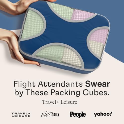 Shacke 6 Set Packing Cubes for Travel - Compression Packing Bags/Travel Organizer - Luggage Organizer Bags for Traveling - Travel Essentials for Women - Cruise Must Haves Packing List2