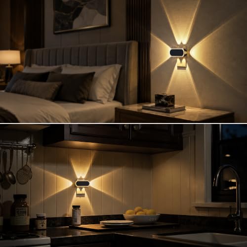 Image of Briignite Night Light 4 Pack 3000K Night Lights Plug into Wall Projector | Night Light Projector, Plug in Night Light, 3 Brightness Adjustable, Dusk to Dawn Sensor, Nightlight for Bathroom, Home Decor