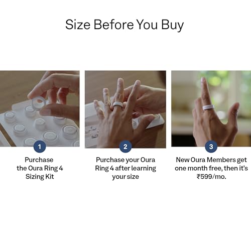 Image of Oura Ring 4 Sizing Kit - Size Before You Buy - Unique Sizing Classification for Smart Rings - Receive Credit for Purchase