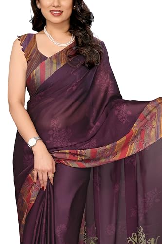 Image of MIRCHI FASHION Saree for Woman Chiffon Tie Dye Printed | Lightweight Daily Wear Women's Sari with Unstitched Blouse Piece (Available in 10 Colors)