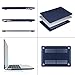 MOSISO Compatible with MacBook Pro 13 inch Case M2 2025, 2024, 2023, 2022-2016 A2338 M1 A2251 A2289 A2159 A1989 A1708 A1706, Plastic Hard Shell&Keyboard Cover&Screen Film&Storage Bag, Navy Blue
