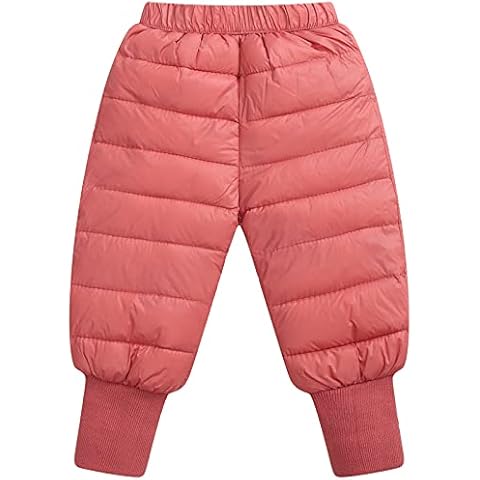 Happy Cherry- Mädchen Schneehose Wasserdicht Winddichte Daunen Hose Cover