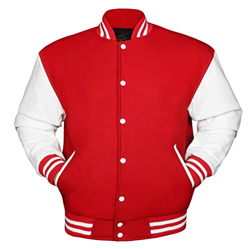 Image of Brutul Bee Original Leather Varsity Letterman Jackets Wool & Leather Original American Style Varsity Jackets