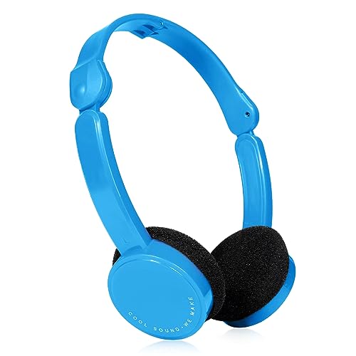 Docooler Auriculares deportivos plegables con cable de 3,5 mm, para niños, MP4, MP3, smartphones, ordenadores portátiles