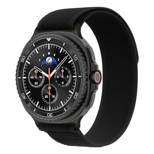 Image of VEMIGON Trail Loop Band Compatible with Samsung Galaxy Watch 8 40mm 44mm / 8 Classic 46mm, Soft Breathable No-Gap Nylon Fabric Sport Strap Replacement Wristband (Watch Not Included)