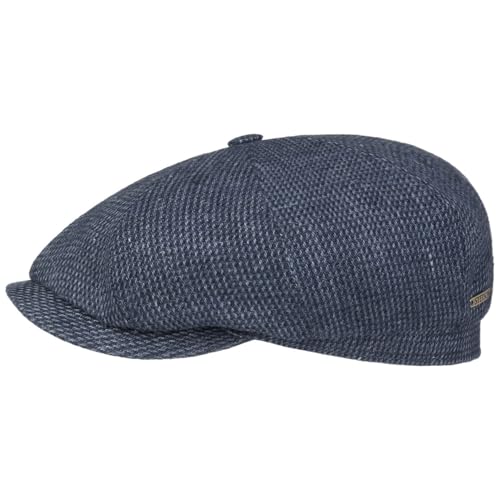 Stetson Hatteras Brinkley Flat Cap Men Blue-Mottled 7 5/8