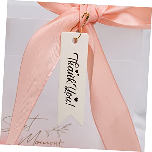 Étiquettes de remerciement cœur SOLUSTRE tags festifs noirs blancs