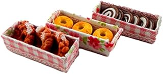 Melody Jane Dollhouse Display Boxes of Donuts & Cakes Miniature Bakery Shop Accessory