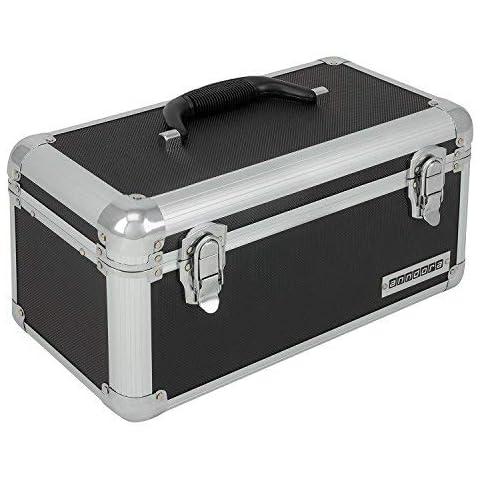 anndora Werkzeugkoffer 13 L Transportbox Werkzeugkasten Werkzeugbox - schwarz Cover