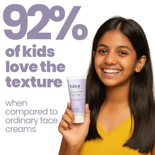 Image of Tuco Kids Face Gel Cream & Moisturizer | Infused with Aloe Vera, Oat & Rice Water | Superlight, Safe, Hydrating, Gentle & Oil-Free | for All Skin Type | Paraben & SLS Free | 50gm
