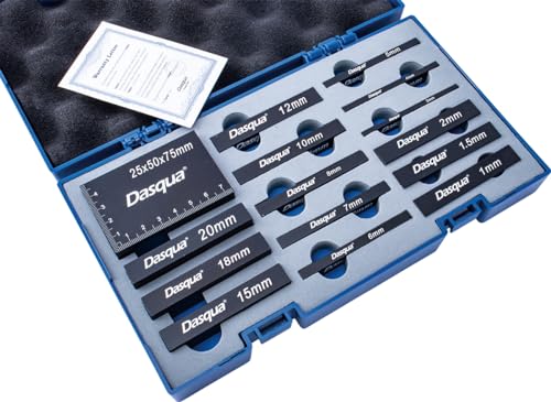 Dasqua 1804-1605 - Juego de bloques métricos de 15 piezas