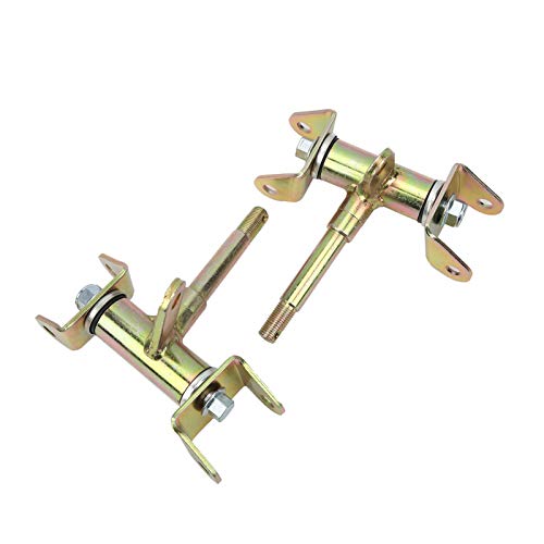 Qiilu Steering Knuckles, 2PCS Kart Front Steering Strut Knuckle Spindle for ATV UTV Quad Bike Parts