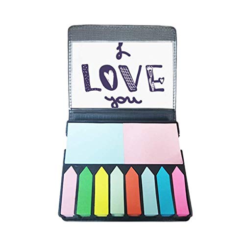 Marque-page I Love You avec boîte cadeau romantique pour la Saint-Valentin
