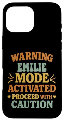 EMILIE Personalized Women's Gift Custom EMILIE Case for iPhone 16 Pro Max