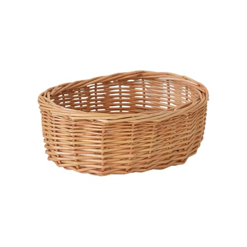 天然籐収納バスケットアクセサリー果物手芸用十分なスペースパーティーやフェスティバル行事に最適リビングルームフルーツディスプレイ