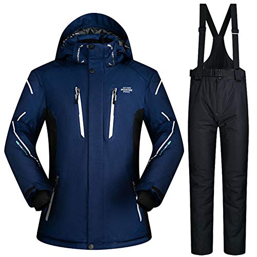 Further-Skijacke-Hose-Schneeanzug-Winddicht-Wasserdicht-Wintermaentel-Verstellbare-Taille-Skihose-Outdoor-Winddicht-Wasserdicht-Warm-Skianzug-Jacke