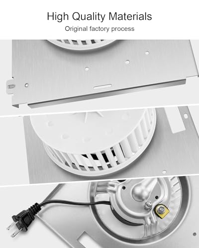 97017705 Motor Fan and Blower Wheel Assembly Fit for NuTone 8663RP 8664RP 671R 672R 750 751 752 Fan Motor Ventilation, Bathroom Motor Assembly Replace Motor 86933000/JA2B104N - Image 4