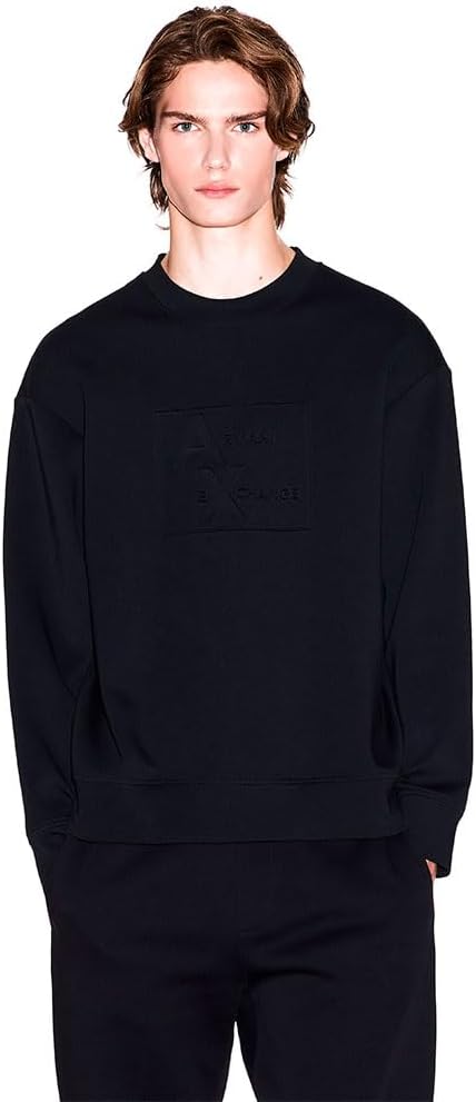 Men's Tonal Box Graphic Crewneck Sweatshirt