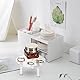 FINGERINSPIRE 3 Set Runde Acryl Display Erhöhung 12/10/8 cm 3 Beine Transparente Minifiguren Display Ständer Display Plattform Für Schmuck Figurenmodelle Spielzeuge Dessertkosmetik Oder Kollektionen