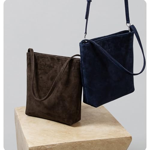 Premium Suede Leather Crossbody Purses for Women Small Shoulder Bag with Adjustable Strap Suede Hobo Bag2