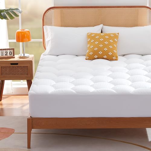 Sonive Single Mattress Topper, Extra Deep Poket 14.9 Inch/38cm, Super soft Quilted Small Mattress Protector - Image 2