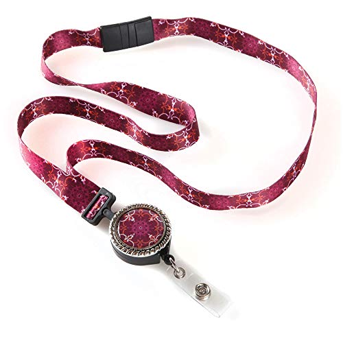 India Ribbon Lanyard w Framed reel