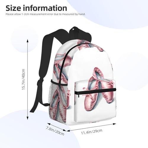 Ballet Dancer Backpack, Shopping Travel Bag, Fashionable Men'S And Women'S Backpack.4