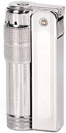 JINGZHU IMCO Original ClassicLegendary Stainless Steel Gasoline Lighter, Vintage Silver Kerosene Lighter, lighters triplex