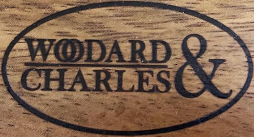 Image of Woodard & Charles Round Lazy Susan Turntable with Stainless Steel Ball Bearing Mechanism (Whitewash)