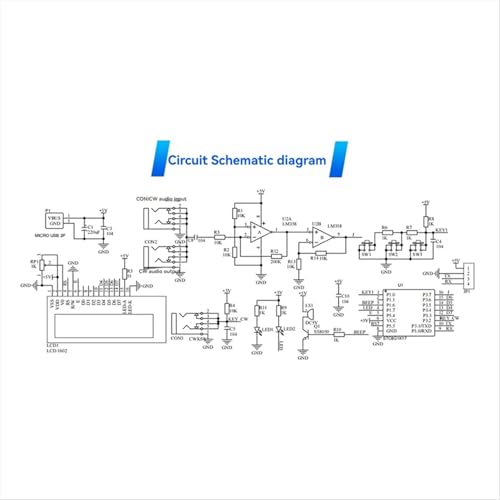Décodeur de code Morse CW de précision avec écran LCD numérique et boîtier de protection - 7