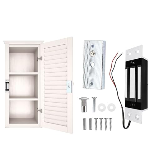Serrure de porte électromagnétique 12V 60Kg pour armoire étanche - 4